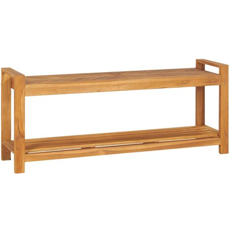 Bench 120 cm Solid Teak Wood vidaXL