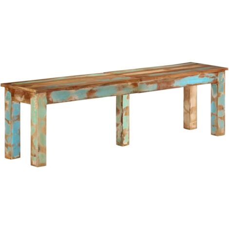 Bench 160x35x46 cm Solid Reclaimed Wood vidaXL