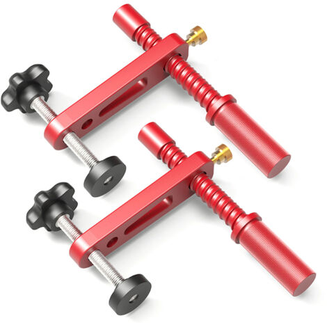Bench Dog Clamp Set 20mm with Protective Pads Red for Woodworking Workbench Table