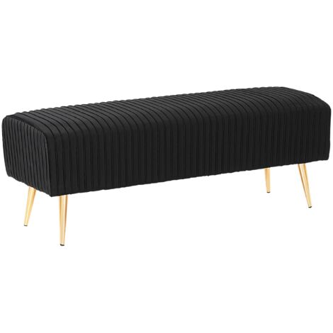Bench PATERSON Velvet Black