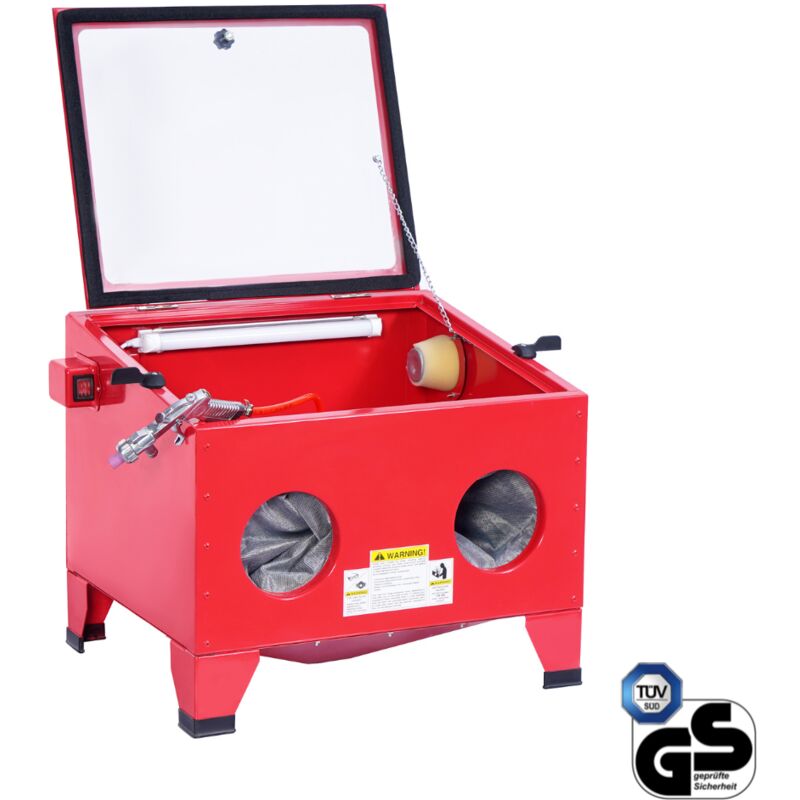 Sandblasting Gun Pneumatic Sandblaster Stripping + 4X Ceramic Nozzle 4