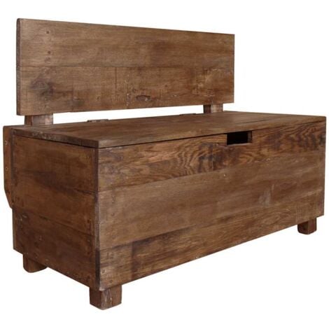 Bench Solid Reclaimed Wood 86x40x60 cm