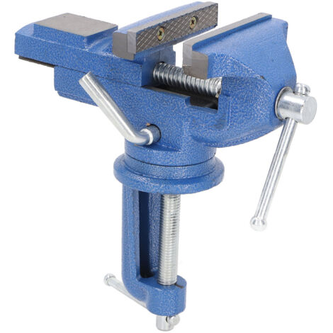 Bench Vise Heavy Duty 80mm Jaw High Hardness 360 Degree Rotation Universal Table Vise Clamp