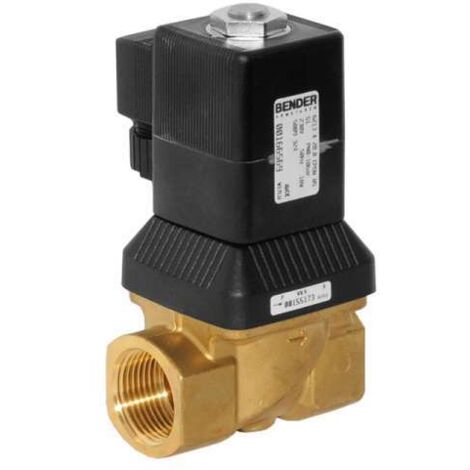 Bender Magnetventil 1 1/4'' IG - 42mm stromlos geschlossen 230V 2/2-Wege NC