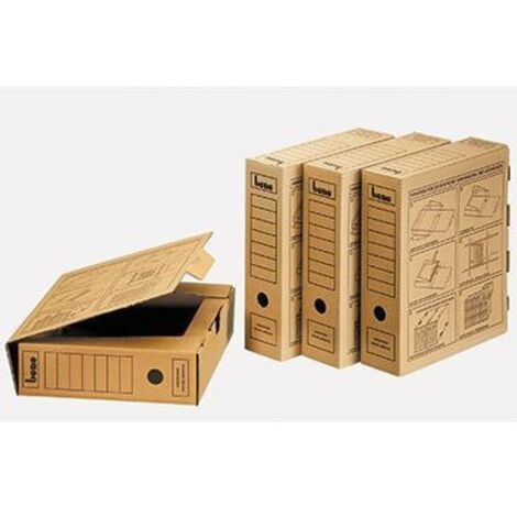 Bene Archivschachtel 96900NA DIN A4 Wellpappe braun