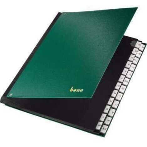 Bene Pultordner A-Z 75116GN PP grün