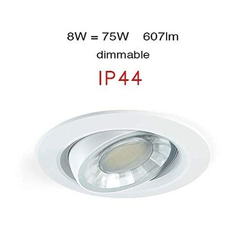 Plafonnier LED 12V 800lm plafonnier LED 6.8W luminosité réglable plafonnier  ovale plafonnier encastré lumière interne pour