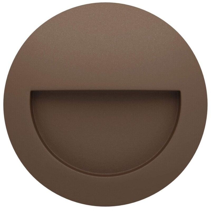 Beneito & Faure - Mis R Wall 3W LED Spot encastrable pour marches - Applique murale ronde IP65 Interrupteur 2700K/3200K/4000K - Corten Beneito & Faure - Mis R Wall 3W LED Spot encastrable pour marches - Applique murale ronde IP65 Interrupteur 2700K/3200K/4000K - Corten