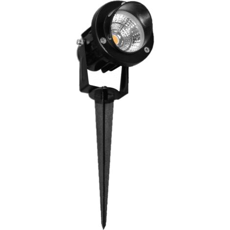 BENEITO FAURE SPOT EXTÉRIEUR LED SUR PIQUET ORIENTABLE FADE 5W 450LM 3000K NOIR 3580