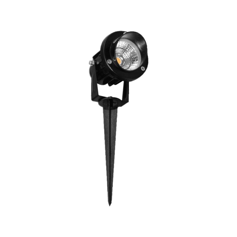 Spot led rond fade 5W IP65 couleur Noir Beneito Faure