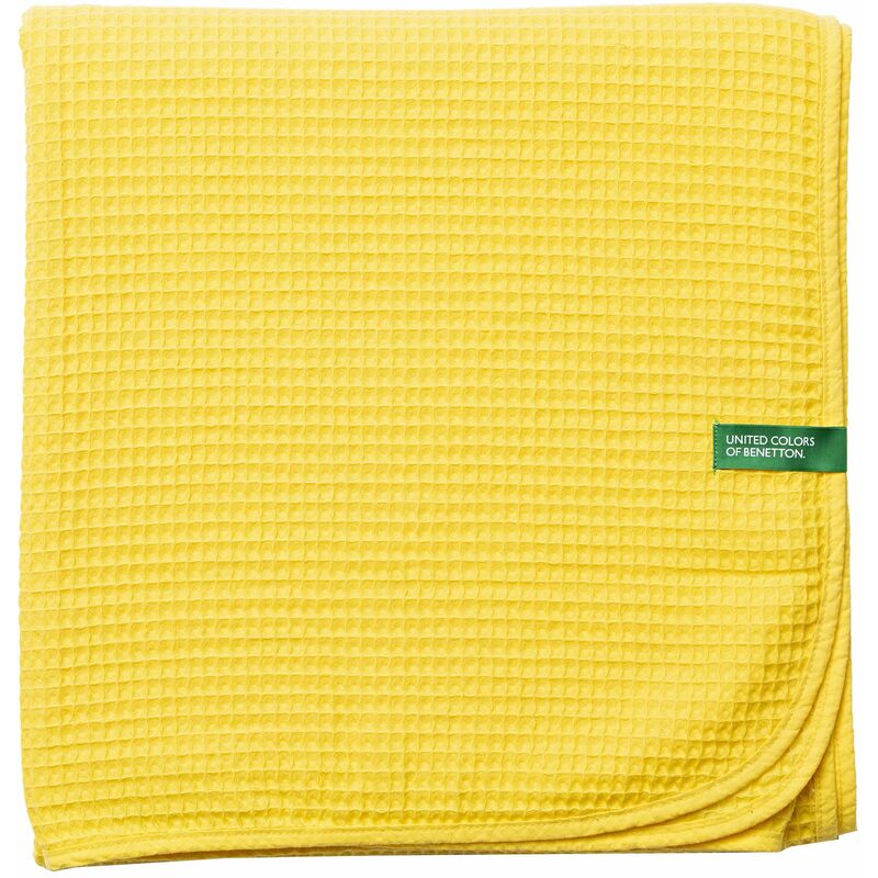 

MANTA 140x190CM 200GSM 100%ALGODON AMARILLO CASA BENETTON