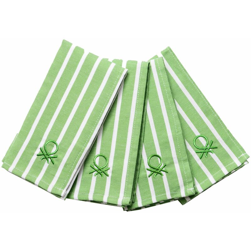 

SET 4PCS PAÑOS COCINA 33X45CM 170GSM 100%ALGODON VERDE CASA - Benetton