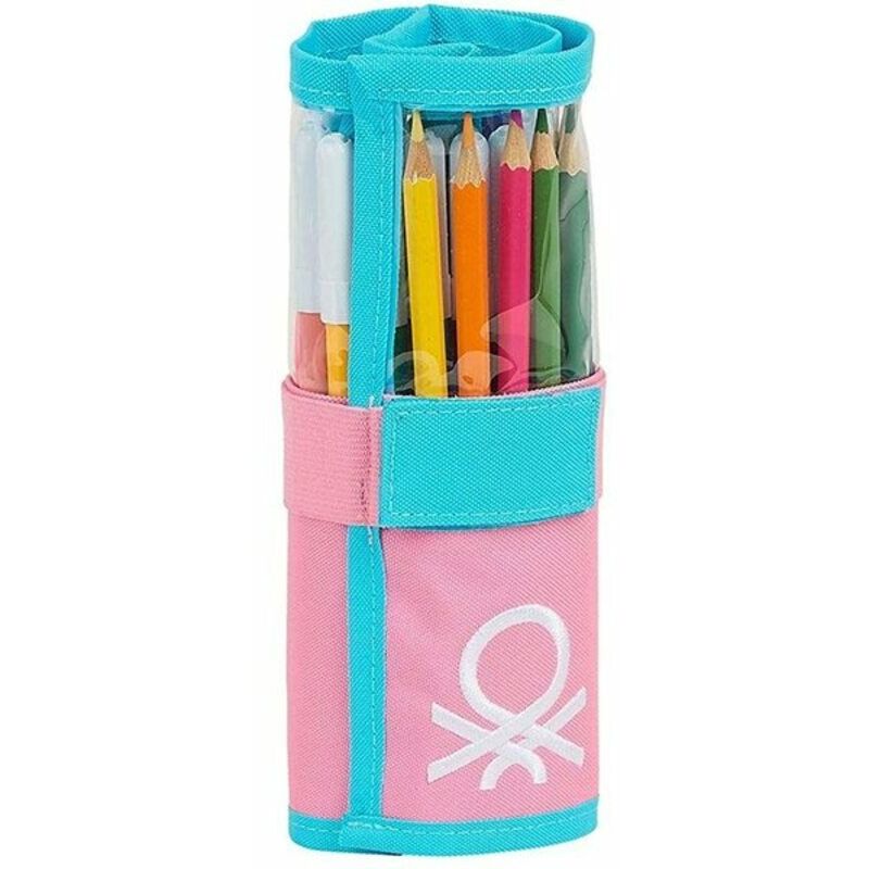 

Plumier Color Block Enrollable Amarillo Rosa Turquesa (27 Piezas) - Benetton