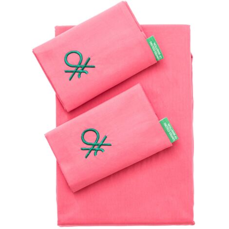 Benetton SET 4PZS SABANA KING: SABANA PLANA (260x280CM C/ DOBLADILLO SIMPLE 5CM) + SABANA BAJERA (200X200+30CM FLAP) + 2 FUNDA DE ALMOHADA (50X80CM) 100% ALGO