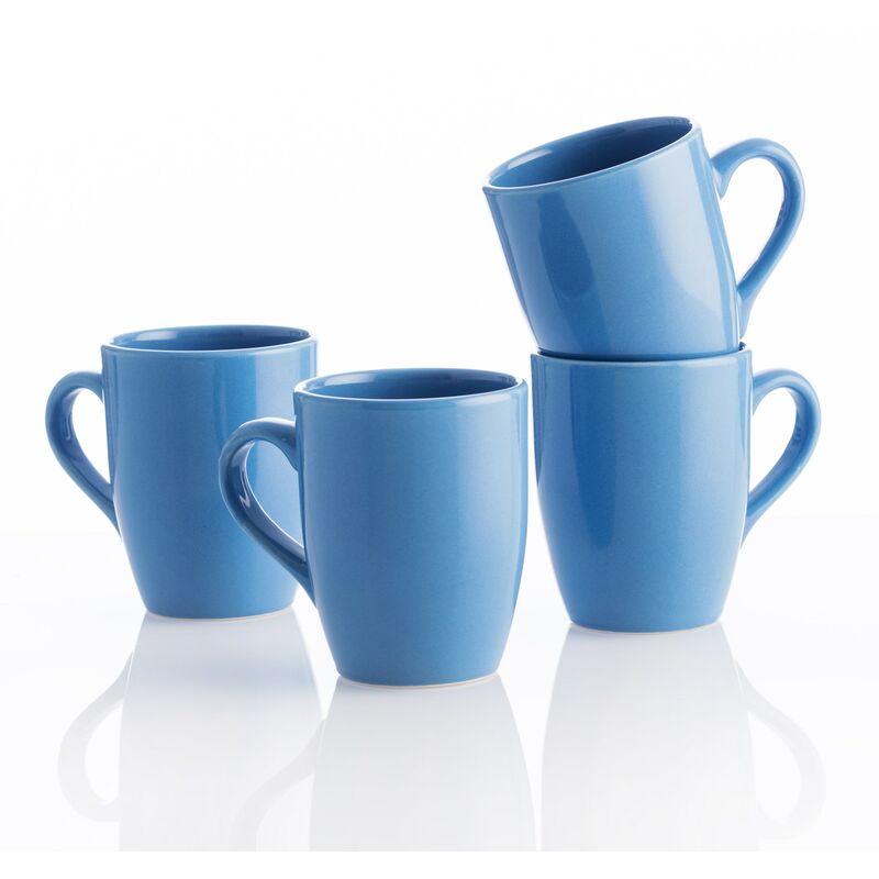

Set 4Pcs Tazas 11Cm 360Ml Loza Azul Casa Benetton