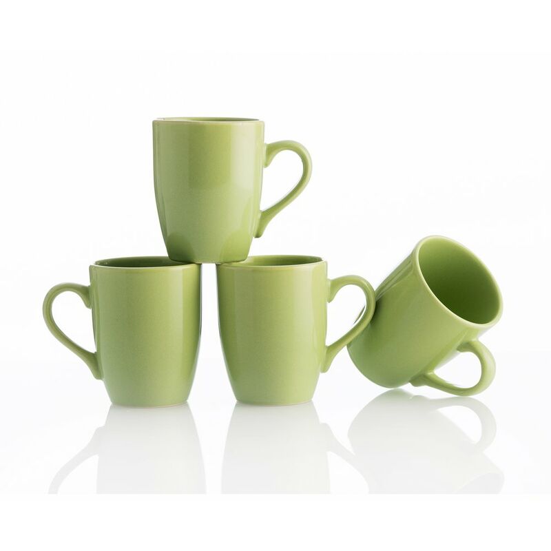 

Tazas Benetton Set 4 Tazas 11Cm 360Ml Loza Verde Rainbow