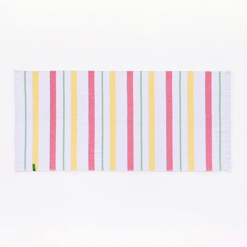 

HAMMAN 80X165CM 350GSM 100%ALGODON VERDE/GRIS CASA - Benetton