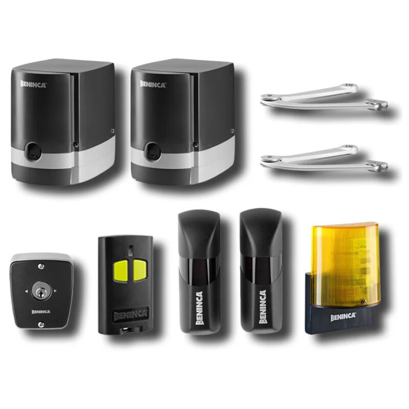 Kit automatisme des portails battants 24v kmb24+tokey 9598471 - Beninca