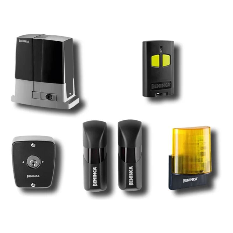 Kit automatisation portails coulissants 24v kbull424+tokey 9598146 - Beninca