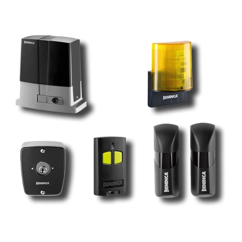 Kit automatisation portails coulissants 24v kbull624+tokey 9598149 - Beninca