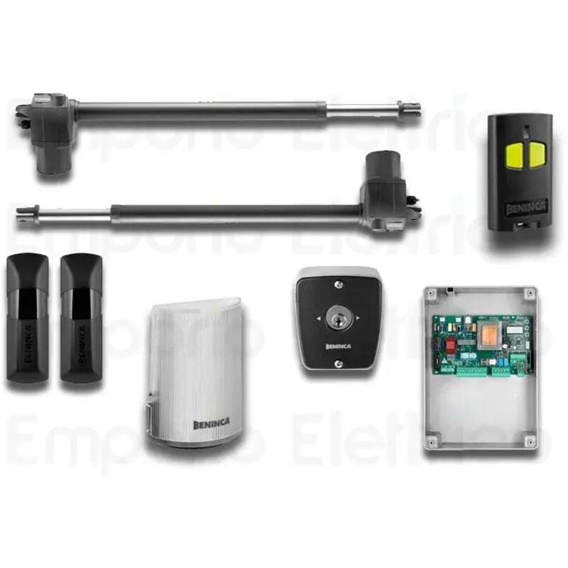 beninca kit automatisme portail battant 230v kbill50m+tokey 9598191