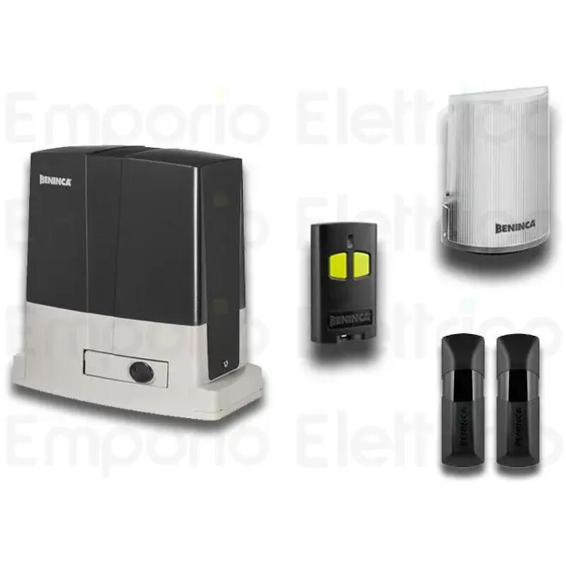 Kit d'automatisation pour portails coulissants 24v kbull624se 959003638 - Beninca