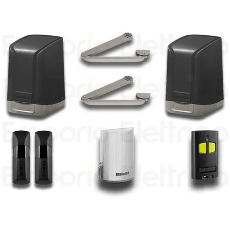 Beninca – Kit de motorisation pour portails battants 24V – Bras articulés – Vantaux jusqu'à 2,5m – Système anti-écrasement – KSAM - 959002578