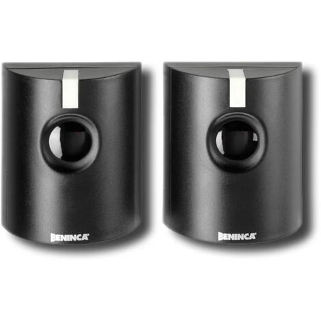 Beninca – Paire de photocellules montage externe 24V – Alimentation 24V AC/DC – Portée jusqu'à 10m – Pour motorisations de portail
