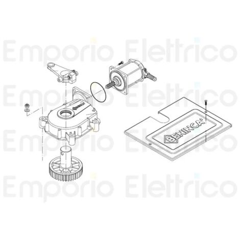 beninca pièce détachée moteur 24v pour du.it24nve 9686646