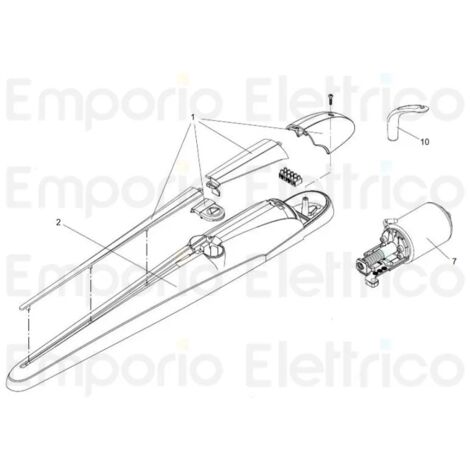 beninca pièce détachée moteur pour tom lt 24v pour bob2124.dk 968803080