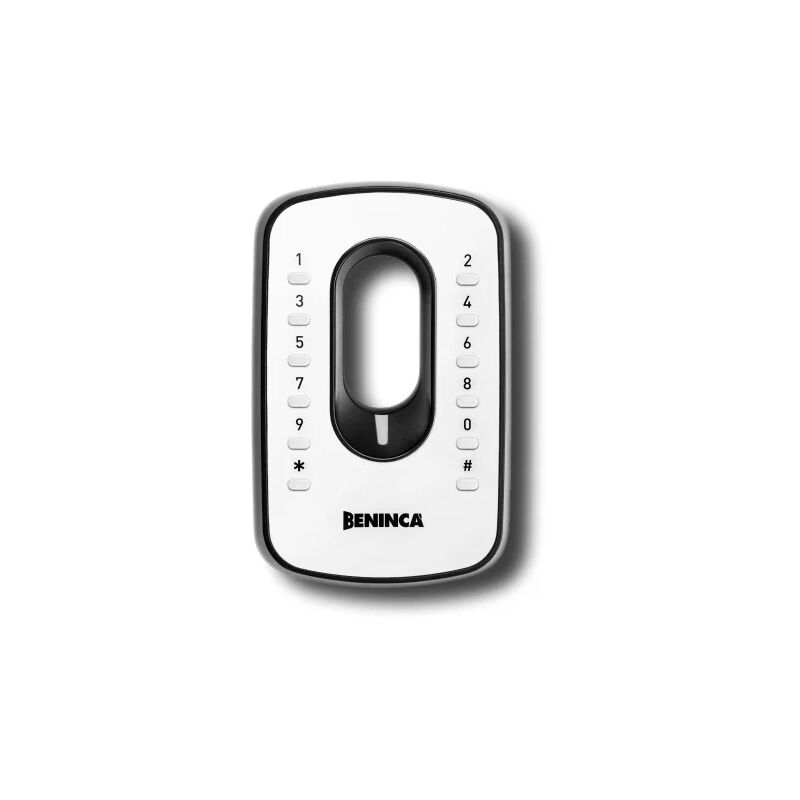 

beninca teclado digital de aluminio inalámbrico triple codificación iri.kpad