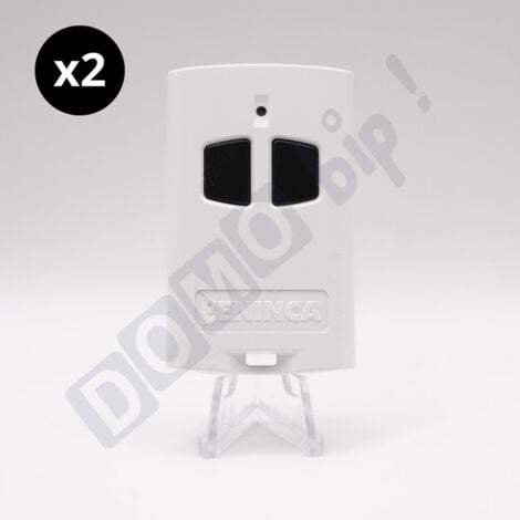 Beninca TO.GO 2 AK – Lot de 2 télécommandes 2 canaux 433,92 MHz pour portail/garage – Double codage ARC/Rolling Code – Compatible ONE.2WO / ONE.2WB / ONE.2WI / ONE.4WB