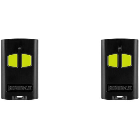 UNION Benincà to.GO 2VA Télécommande 2 canaux, 433.92 MHz, avec Double Codage Advanced Rolling Code et Rolling Code - Transmission 128 et 68 Bits-2PCS