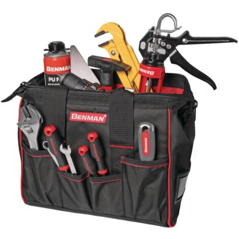Benman 36x17x30cm borsa professionale porta attrezzi utensili a mano