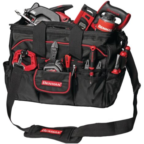 Benman 44x26x33cm borsa professionale porta attrezzi utensili a mano