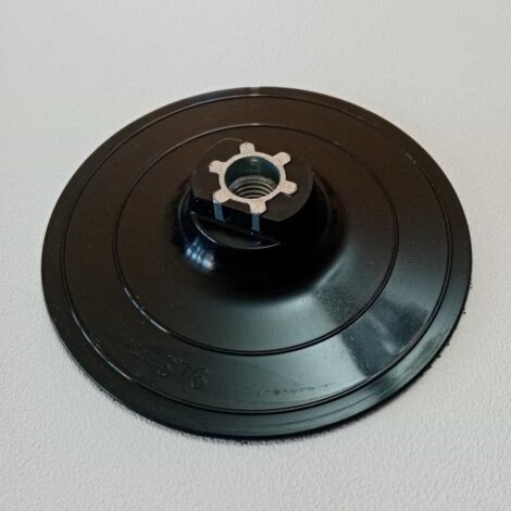 Benman platorello da 125mm flessibile in plastica con velcro per smerigliatrice angolare