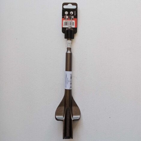 Benman scalpello punta a sgorbia da 23mm ed alette per tassellatore sds-plus - lunghezza 380mm