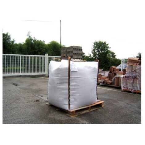 Sac à déchets Eco Chantier 1m³ – Charge max 1500kg – Toile résistante aux UV – Fond plat pour transport facile – Baobag - 1500kgs