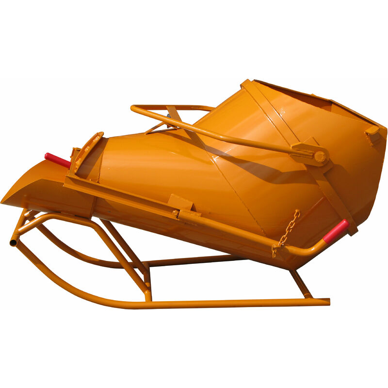 Benne à béton EICHINGER 300L couchée à fond ouvrant à vidage latéral-Mécanique sans volant-10254