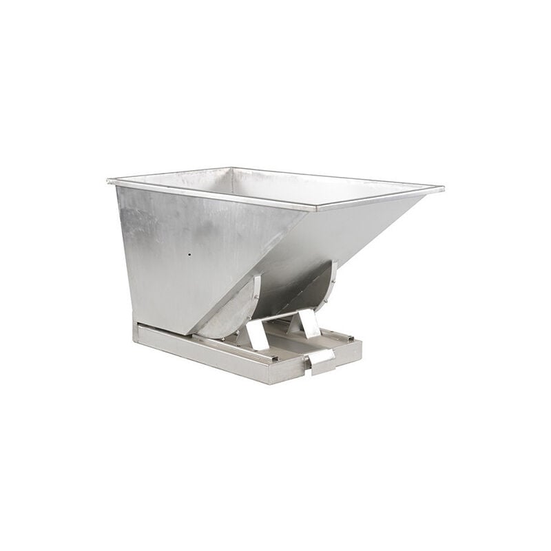 Matisère - Benne à déchet auto-basculante inox 304 - 600 litres - LTS60