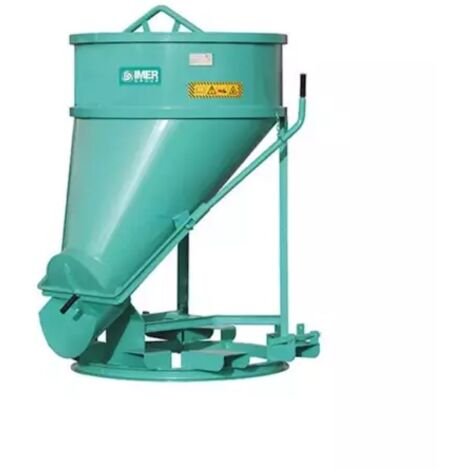 Benne conique à déversement latéral 500 litres IMER