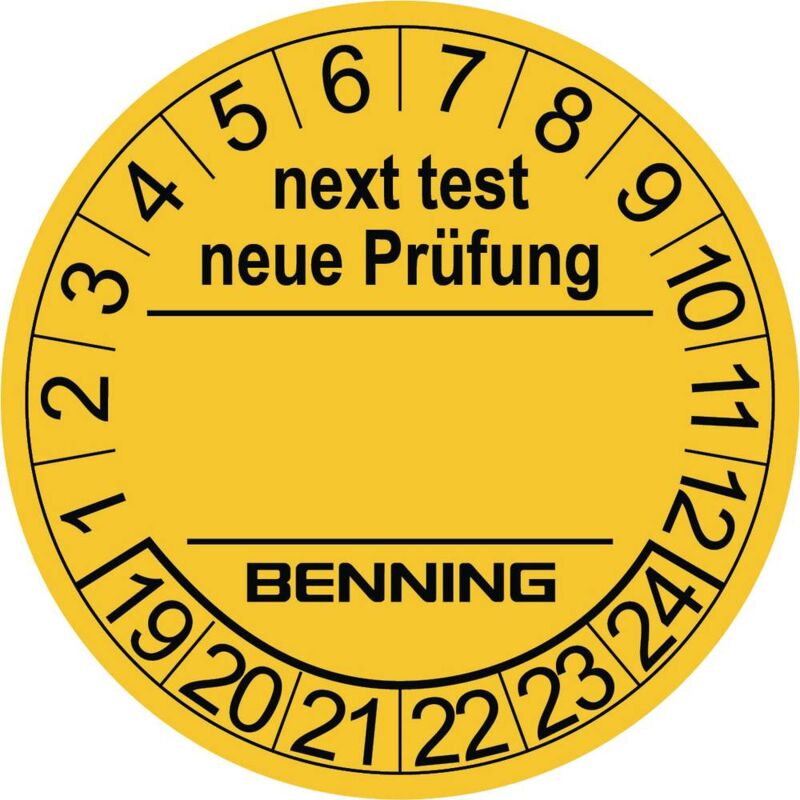 756212 Giallo (ø) 30 mm 30 mm 300 pz. - Benning