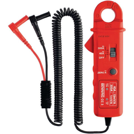BENNING  Adaptador  de  pinza  amperimétrica  CA/CC  CC  3  0,2  -  300  A  -  44038