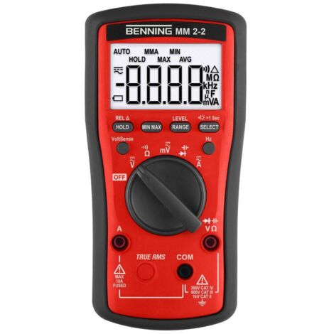 Benning MM 2-2 Multimetro digitale verde CAT IV 300 V