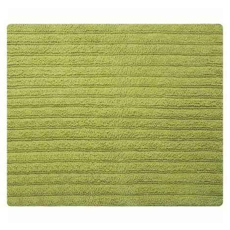 BENOA Alfombra de baño de algodón 55x65cm Verde Spirella