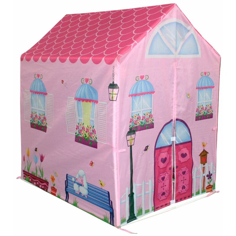 Children's Playhouse/Wendyhouse Play Tent Pink - Pink - Charles Bentley