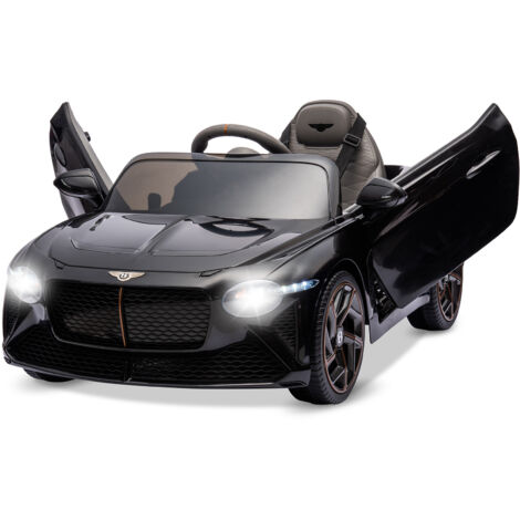 Bentley Véhicule électrique,Voiture Télécommandée12V7AH avec télécommande pour les parents, porte ciseaux, suspension, 3 vitesses, lumières LED, klaxon, jouet à piles pour les garçons et les filles, N