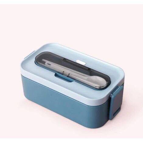 Bento-Box, 1000-ml-Lunchbox, Frühstücksbox, geeignet für Kinder, Anzeige