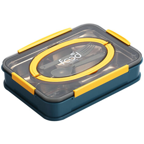 Bento Box Bento Box Lunchbox mit Besteck Edelstahl Bento Box Bento Box und Besteck für Picknick, Schule, Arbeit, Büro