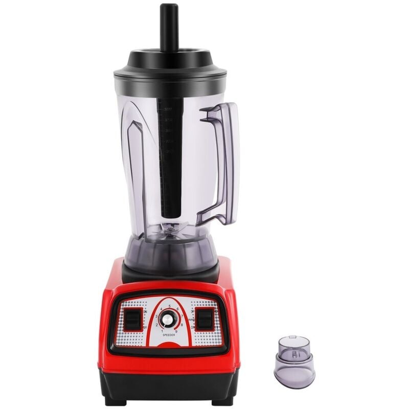 Senderpick - Mixeur électrique 2800 w, 3.9 l, mixeur multifonctionnel en acier, 2 en 1 mixeur de cuisine en acier inoxydable, mixeur en acier